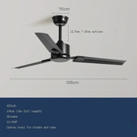 Strong Wind Quiet Ceiling Fan for an Ideal Home-MinimalisticDecor.com