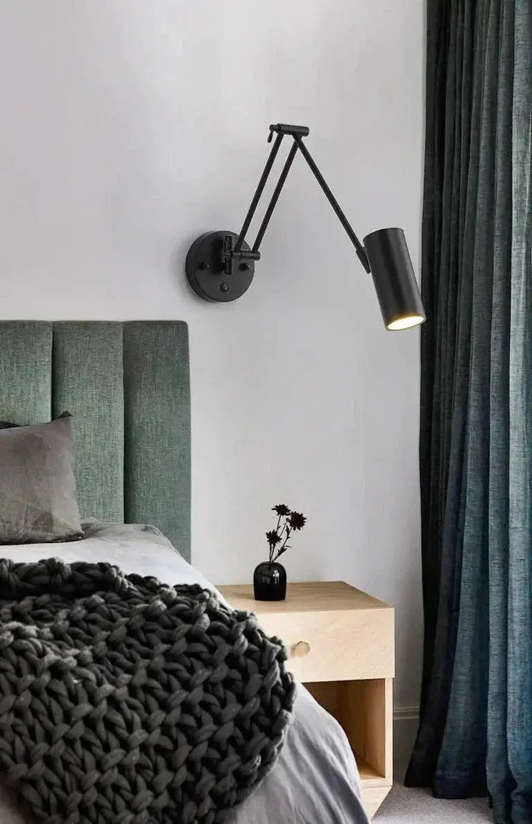 Swing Long Arm Internal Touch Sensor Wall Lamp-MinimalisticDecor.com