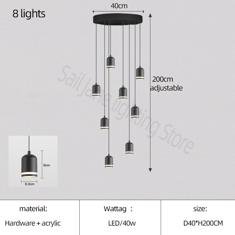 Swirl Staircase Chandelier: Elegant Lighting Solutions-MinimalisticDecor.com