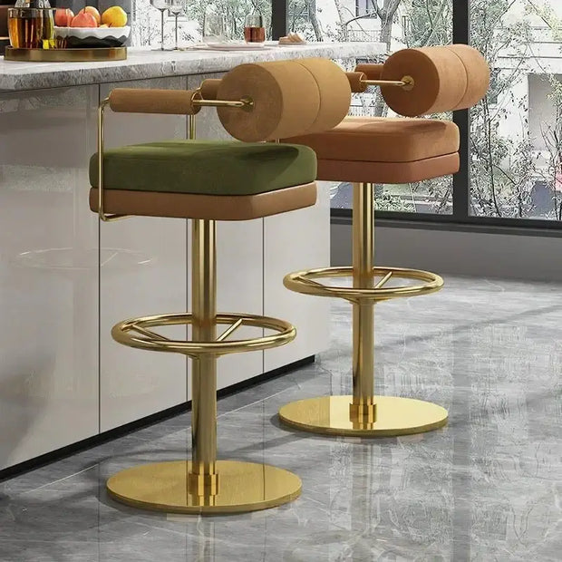 Swivel Minimalistic Bar Chairs for Kitchen Island Counter-MinimalisticDecor.com