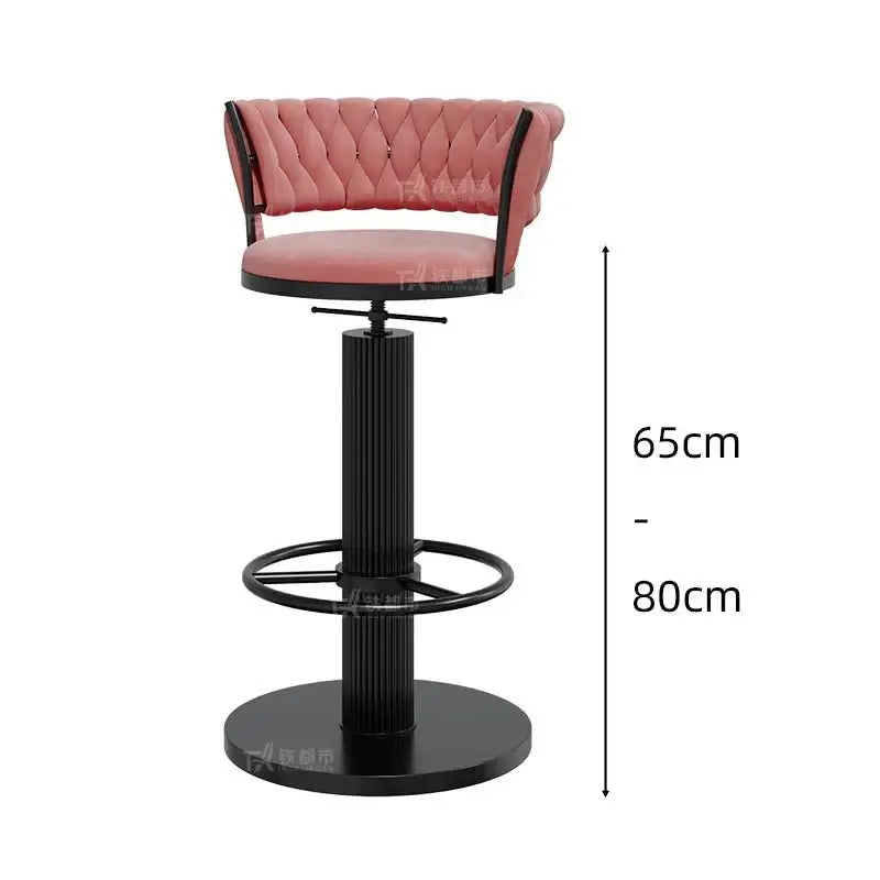 Tabourets Velvet Bar Stools & Kitchen Island Counter Bar Stool-MinimalisticDecor.com