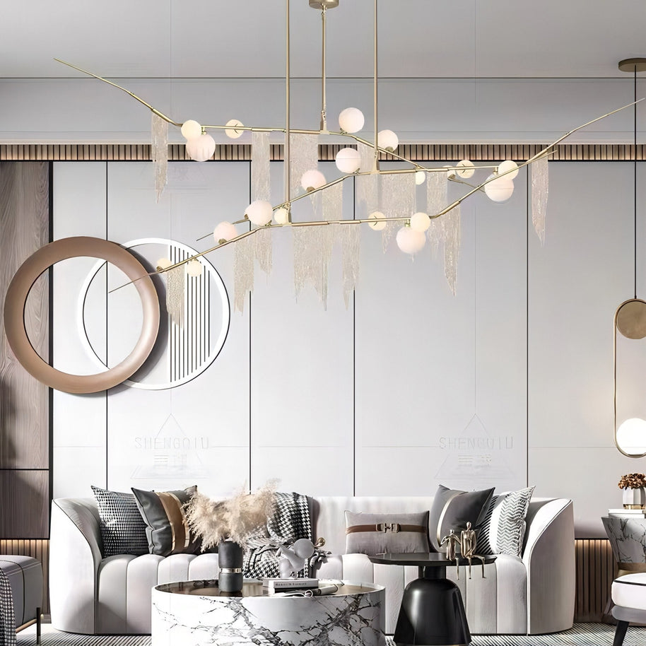 Tassel Chandelier: Lighting with a Touch of Elegance-MinimalisticDecor.com