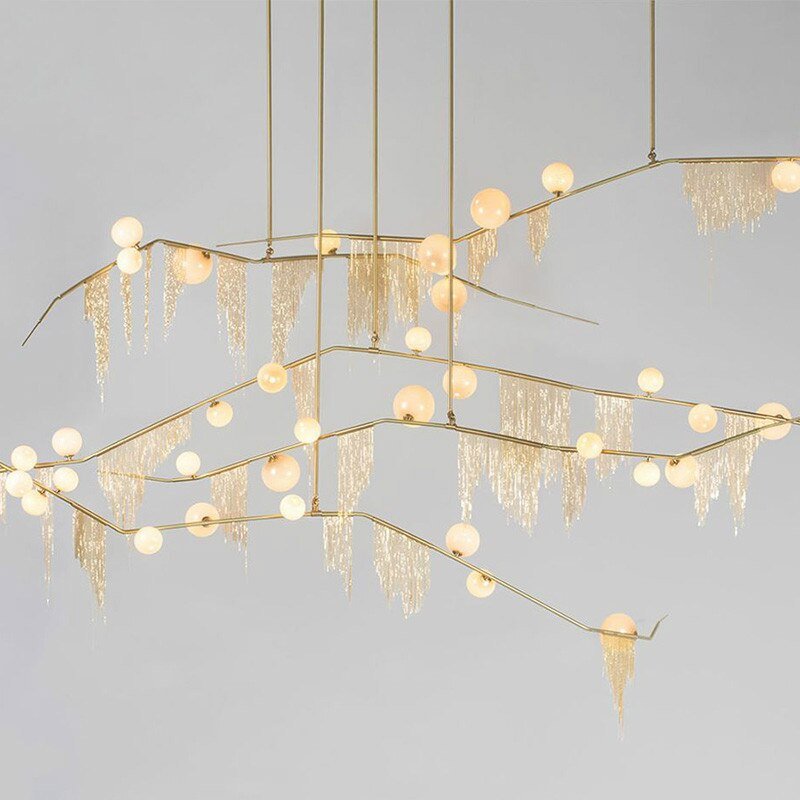 Tassel Chandelier: Lighting with a Touch of Elegance-MinimalisticDecor.com