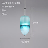 Tear Drops Style Glass Pendant Lights for Living Room-MinimalisticDecor.com