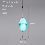Tear Drops Style Glass Pendant Lights for Living Room-MinimalisticDecor.com