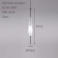 Tear Drops Style Glass Pendant Lights for Living Room-MinimalisticDecor.com