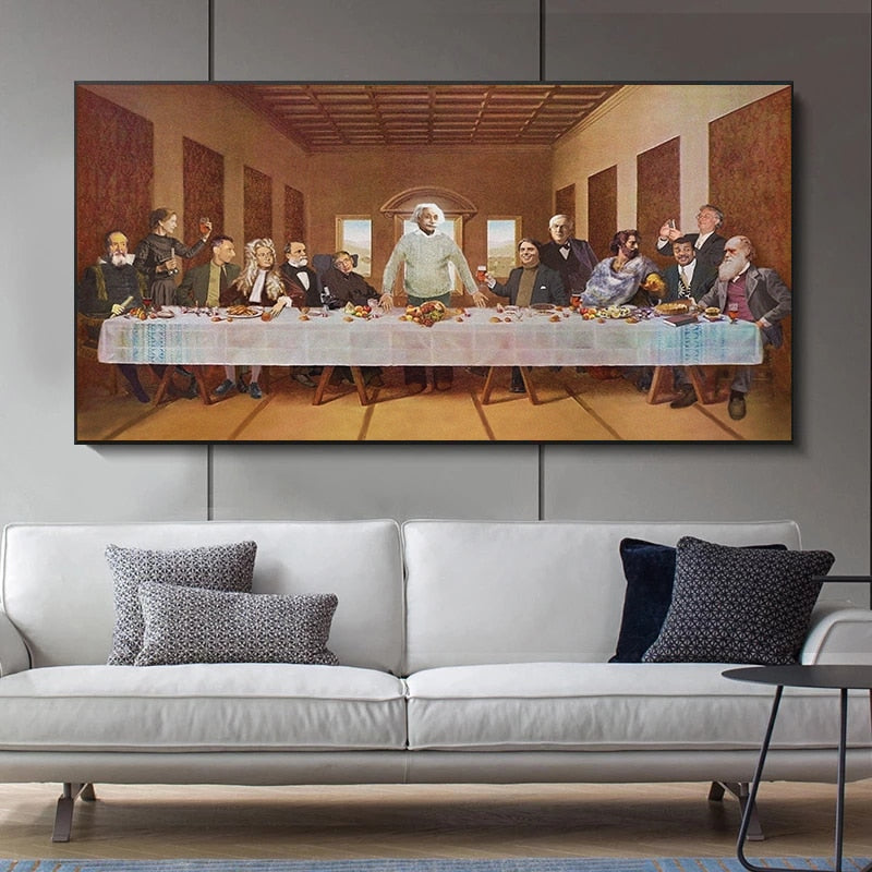 The Last Supper By Da Vinci Canvas Wall Art-MinimalisticDecor.com