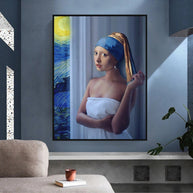 The Milkmaid Unique Canvas Wall Art-MinimalisticDecor.com