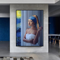 The Milkmaid Unique Canvas Wall Art-MinimalisticDecor.com