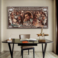 The Wolf of Wall Street Leonardo Dicaprio Canvas Wall Art-MinimalisticDecor.com