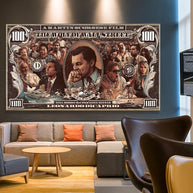 The Wolf of Wall Street Leonardo Dicaprio Canvas Wall Art-MinimalisticDecor.com