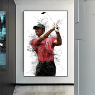 Tiger woods Golf Champion Canvas Wall Art-MinimalisticDecor.com