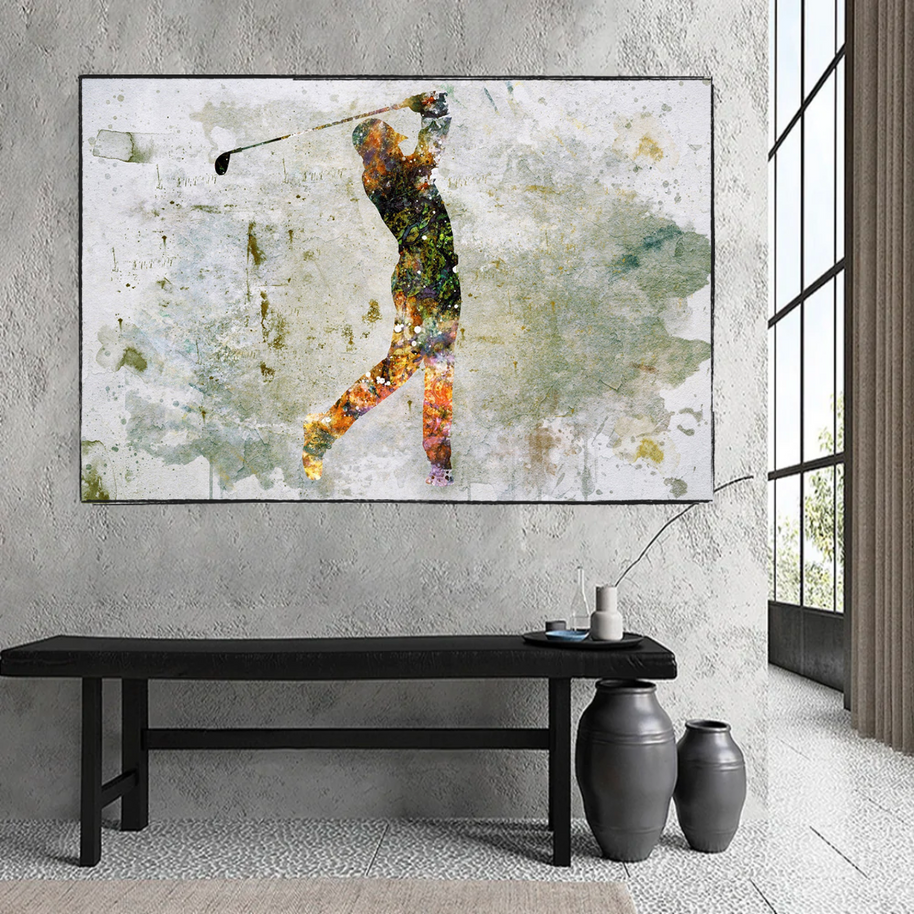 Tiger woods Golf Champion Canvas Wall Art-MinimalisticDecor.com