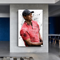Tiger woods Golf Champion Canvas Wall Art-MinimalisticDecor.com