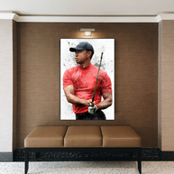 Tiger woods Golf Champion Canvas Wall Art-MinimalisticDecor.com