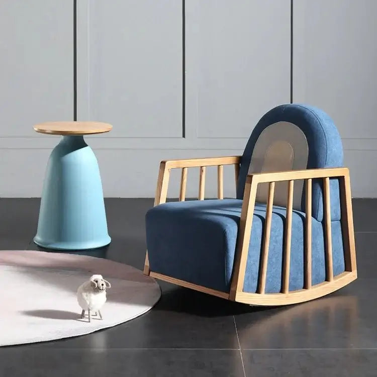 Timber Tide Kids Wooden Rocking Chair-MinimalisticDecor.com