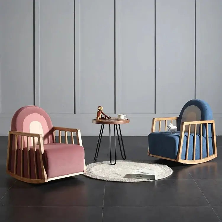 Timber Tide Kids Wooden Rocking Chair-MinimalisticDecor.com