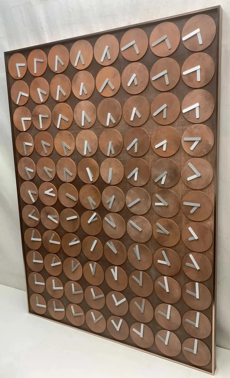 Time in Money Wood Carving Wall Art – 88 Clock Faces in Premium Wood-MinimalisticDecor.com
