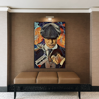 Tommy Shelby Peaky Blinders Drama Canvas Wall Art Poster-MinimalisticDecor.com