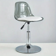 Transparent Acrylic Bar Chair – Adjustable Height & 360° Swivel Elegance-MinimalisticDecor.com