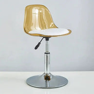 Transparent Acrylic Bar Chair – Adjustable Height & 360° Swivel Elegance-MinimalisticDecor.com