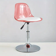 Transparent Acrylic Bar Chair – Adjustable Height & 360° Swivel Elegance-MinimalisticDecor.com