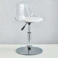 Transparent Acrylic Bar Chair – Adjustable Height & 360° Swivel Elegance-MinimalisticDecor.com
