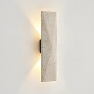 Travertine Stone Wall Light – Natural Stone Wall Sconce-MinimalisticDecor.com