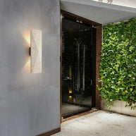 Travertine Stone Wall Light – Natural Stone Wall Sconce-MinimalisticDecor.com