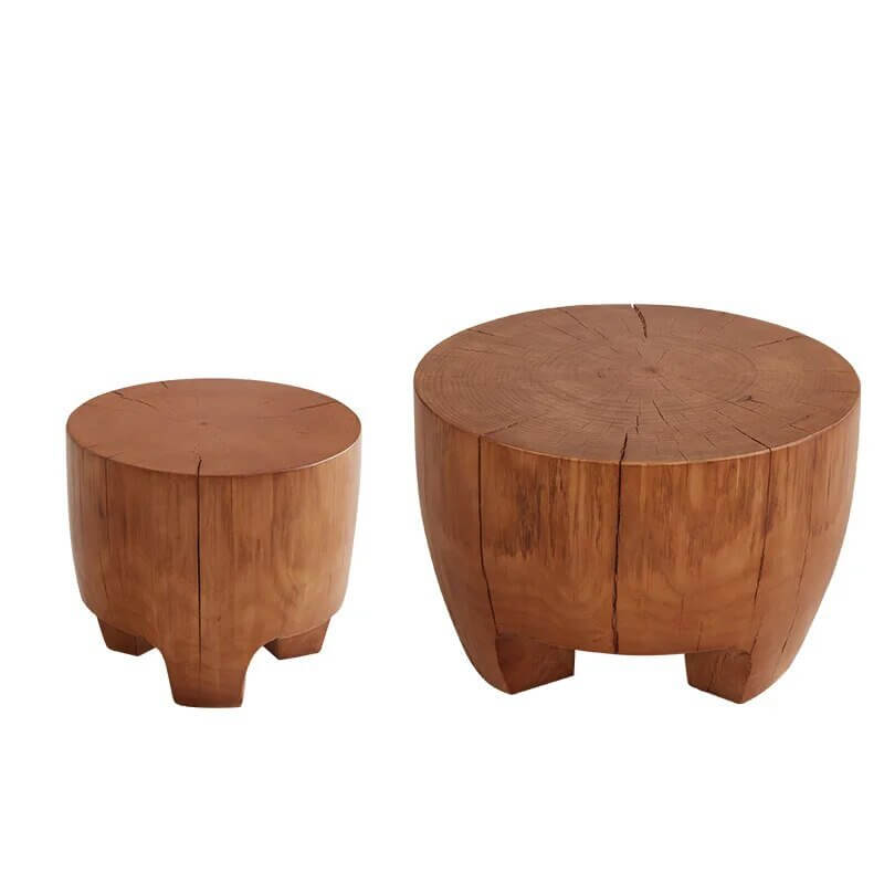 Tree Trunk Solid Wood Coffee Table-MinimalisticDecor.com