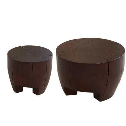 Tree Trunk Solid Wood Coffee Table-MinimalisticDecor.com