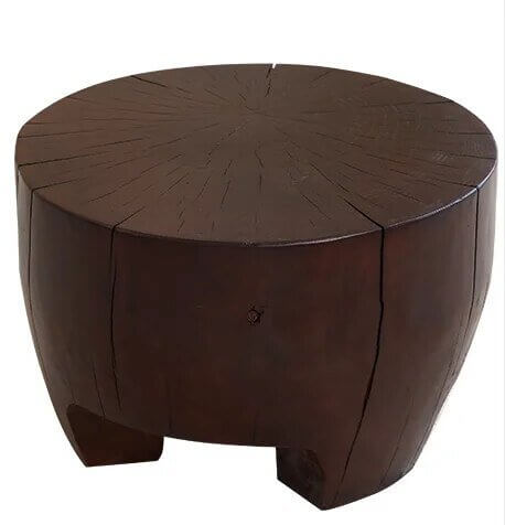 Tree Trunk Solid Wood Coffee Table-MinimalisticDecor.com