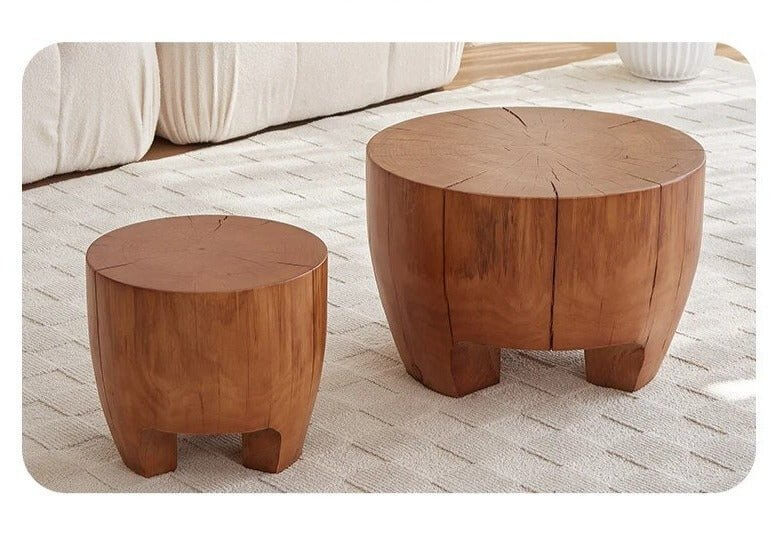 Tree Trunk Solid Wood Coffee Table-MinimalisticDecor.com