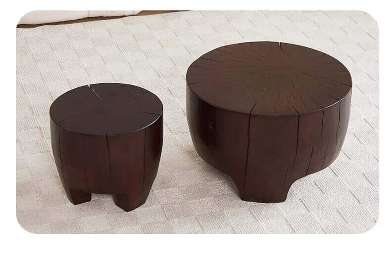 Tree Trunk Solid Wood Coffee Table-MinimalisticDecor.com