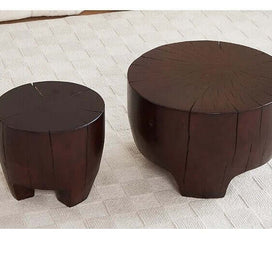 Tree Trunk Solid Wood Coffee Table-MinimalisticDecor.com
