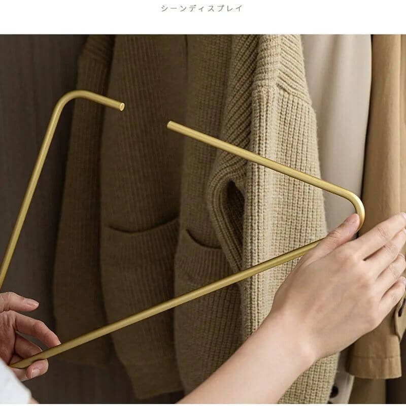 Triangle Clothes Hangers 5pcs Solid Metal-MinimalisticDecor.com