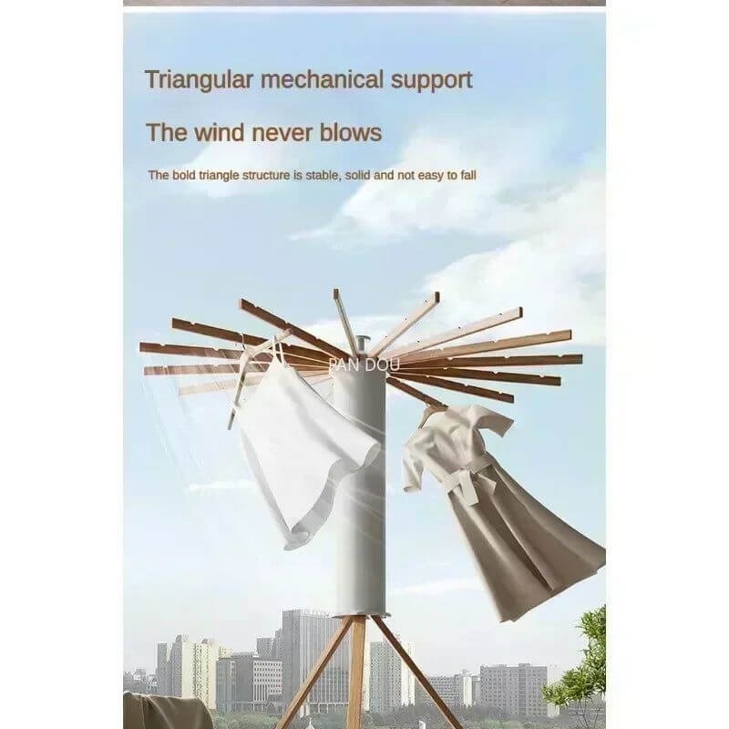 Tripod Clothes Drying Rack-MinimalisticDecor.com