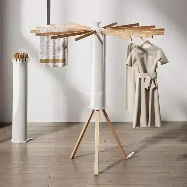 Tripod Clothes Drying Rack-MinimalisticDecor.com