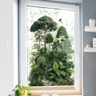 Tropical Forest Plants Vinyl Wall Sticker – Botanical Wall Decal-MinimalisticDecor