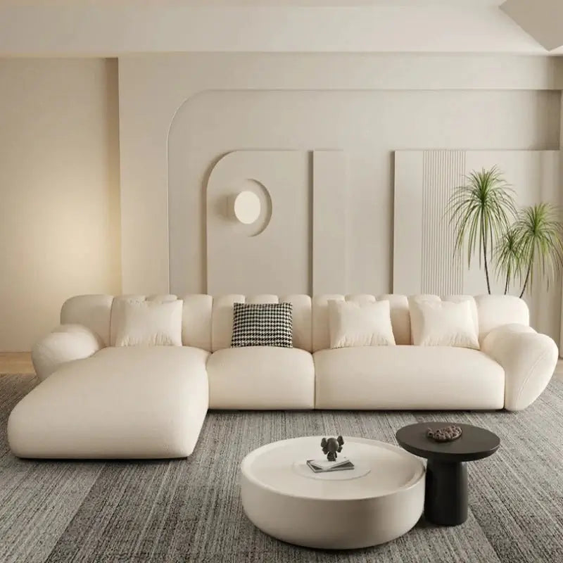 Tulip Loveseat Lounge Corner Sofa Set-MinimalisticDecor.com