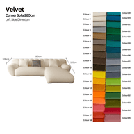 Tulip Loveseat Lounge Corner Sofa Set-MinimalisticDecor.com