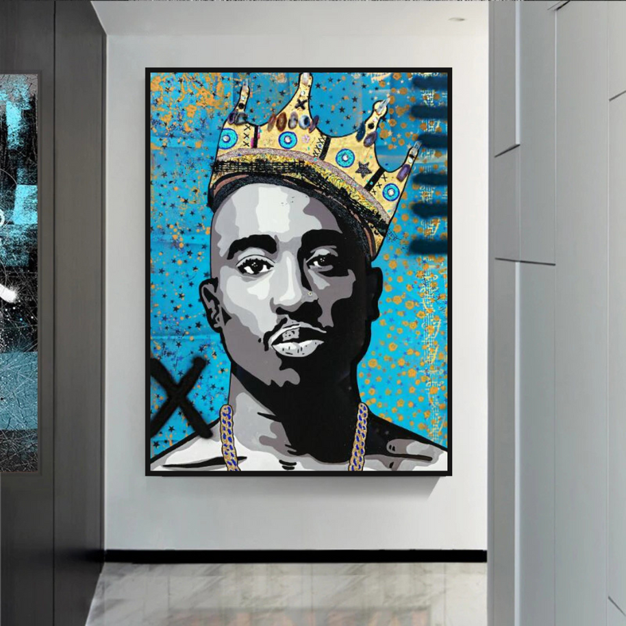 TuPac Singers Canvas Wall Art-MinimalisticDecor.com