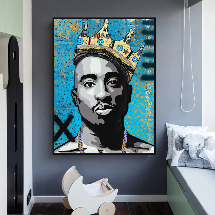 TuPac Singers Canvas Wall Art-MinimalisticDecor.com