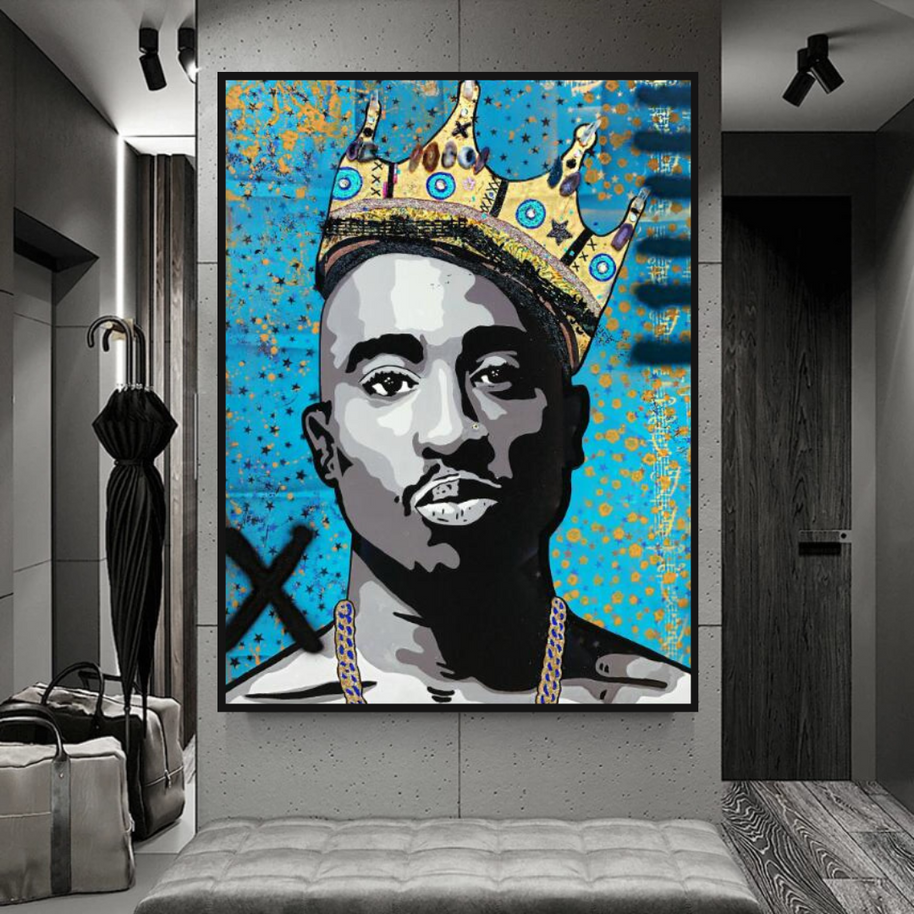 TuPac Singers Canvas Wall Art-MinimalisticDecor.com