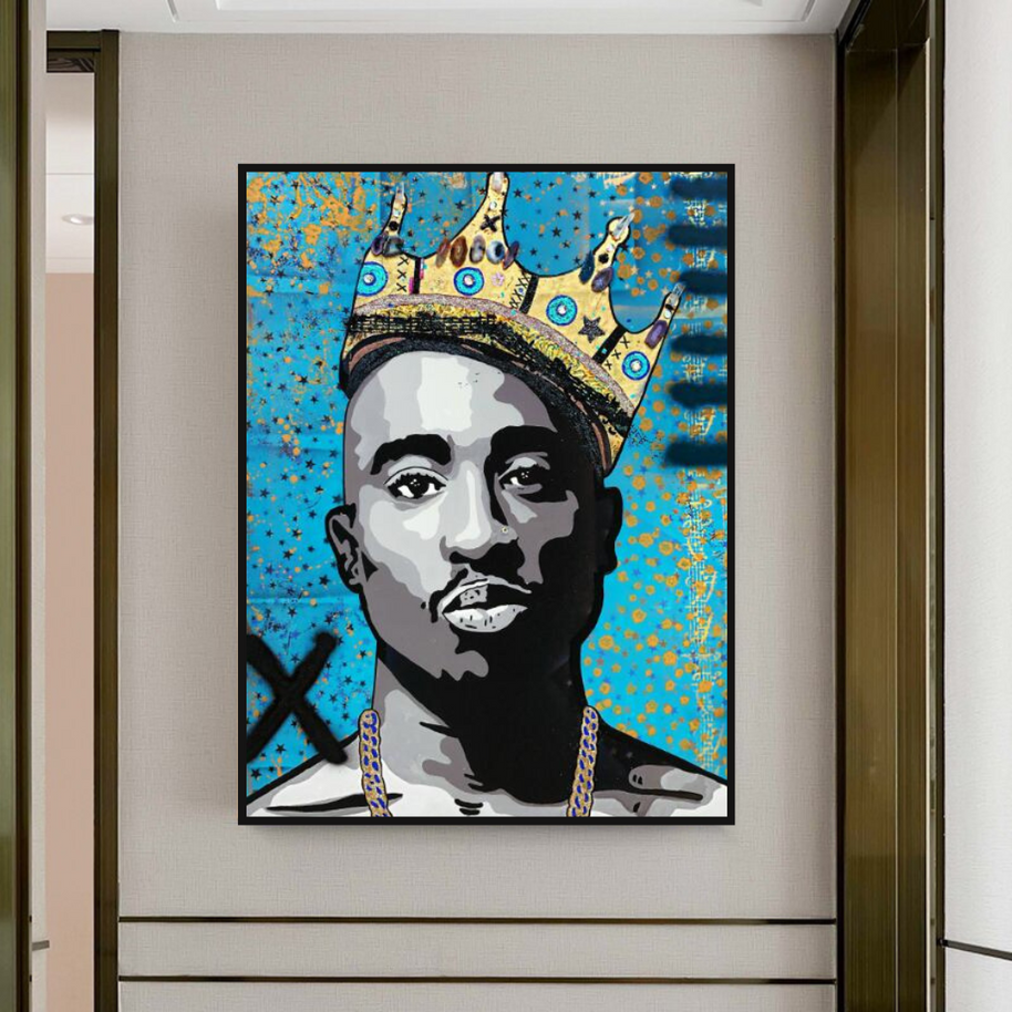 TuPac Singers Canvas Wall Art-MinimalisticDecor.com