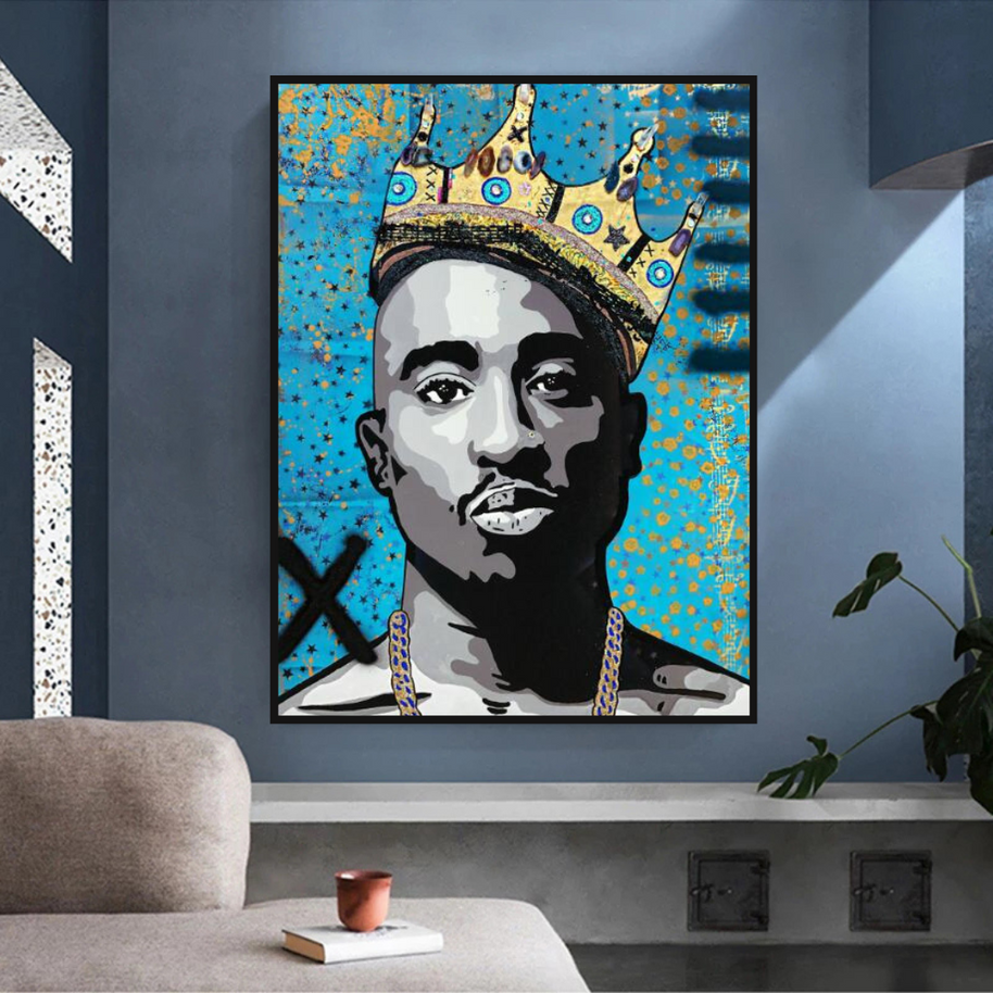 TuPac Singers Canvas Wall Art-MinimalisticDecor.com