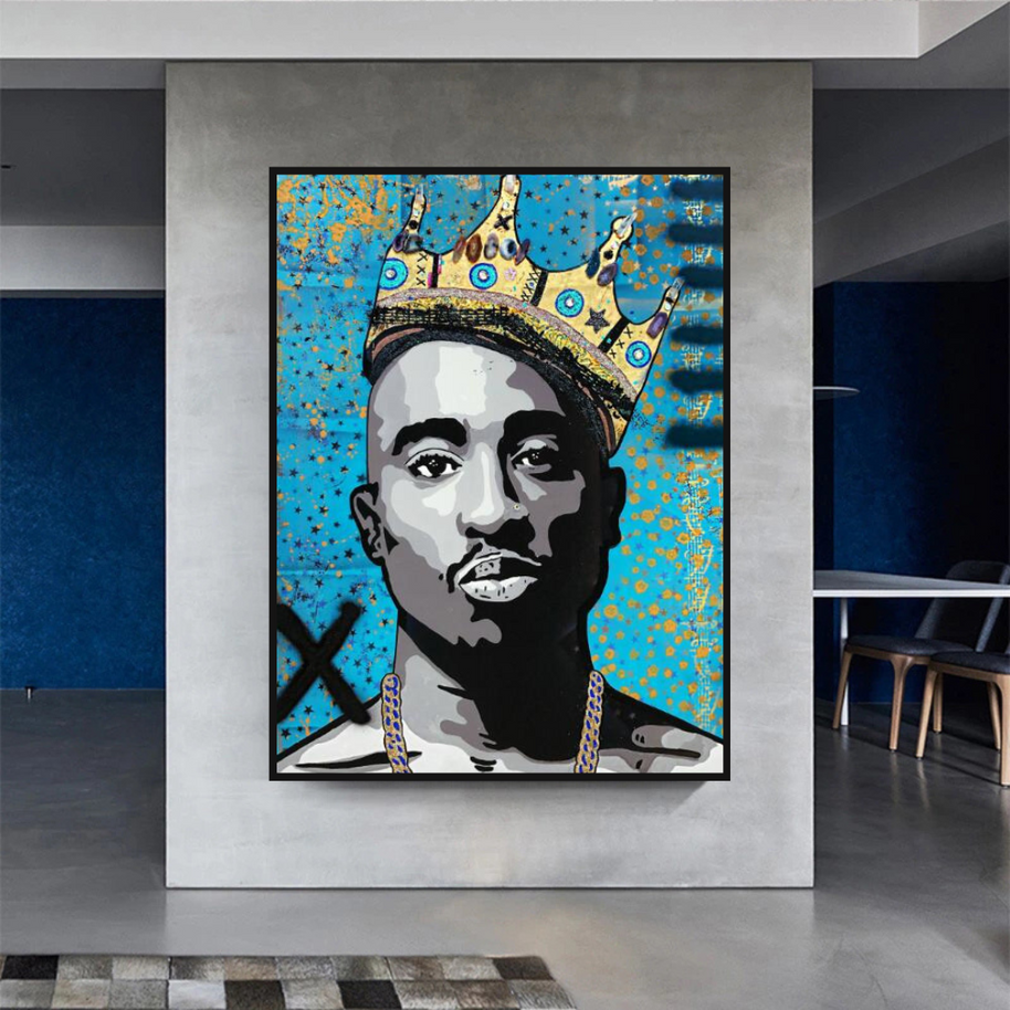 TuPac Singers Canvas Wall Art-MinimalisticDecor.com
