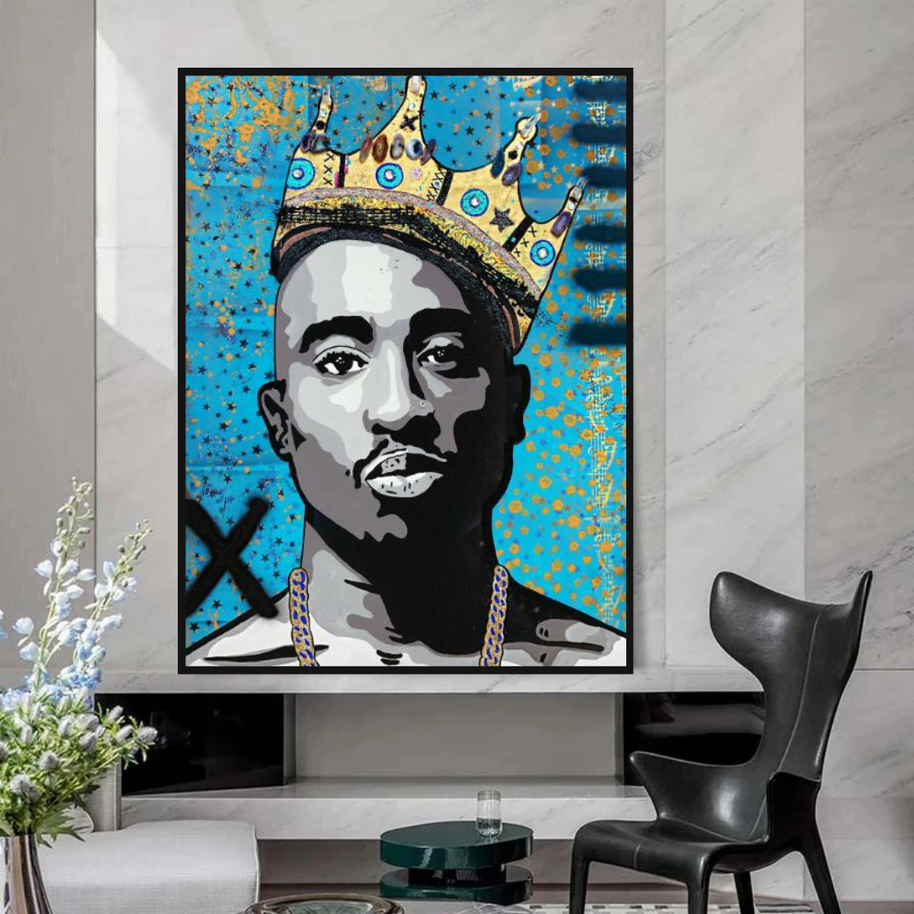 TuPac Singers Canvas Wall Art-MinimalisticDecor.com