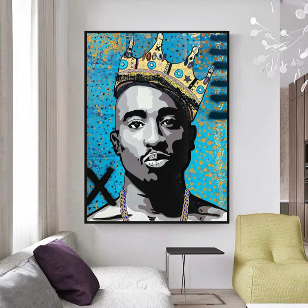 TuPac Singers Canvas Wall Art-MinimalisticDecor.com
