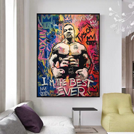 Tyson Fury Champion Boxing Canvas Wall Art-MinimalisticDecor.com